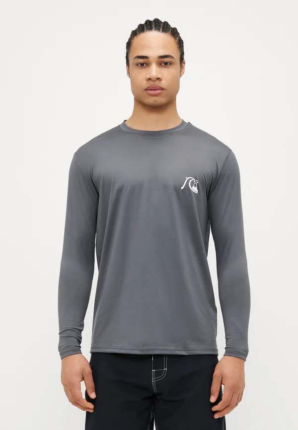 DNA BUBBLE LOGO SURF TEE - Surfshirt - grey