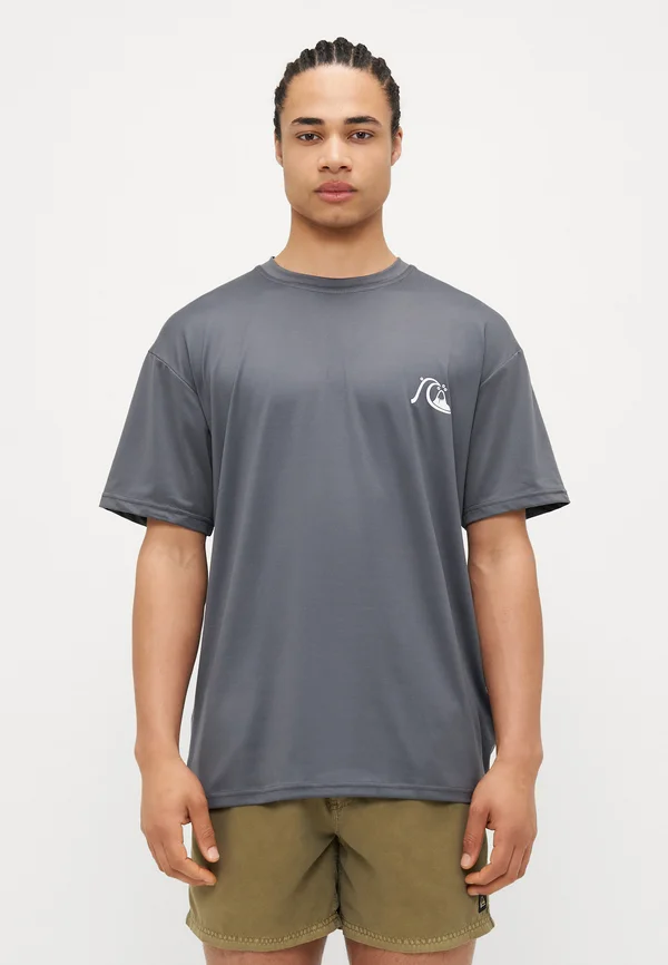 DNA BUBBLE LOGO SURF TEE - Surfshirt - iron gate