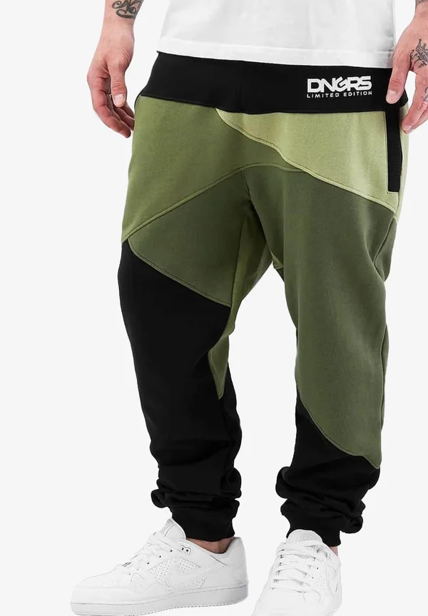 DNGRS LOCOTAY - Jogginghose - olive black