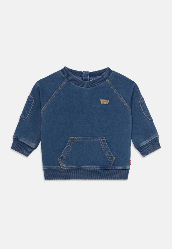 DOBBY CREW - Sweatshirt - dark blue