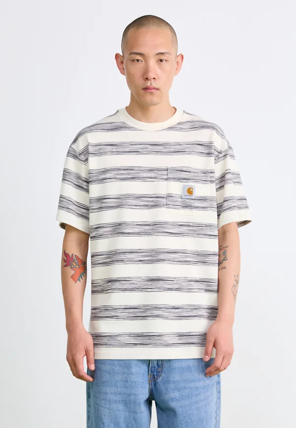 DODSON POCKET - T-Shirt print - natural