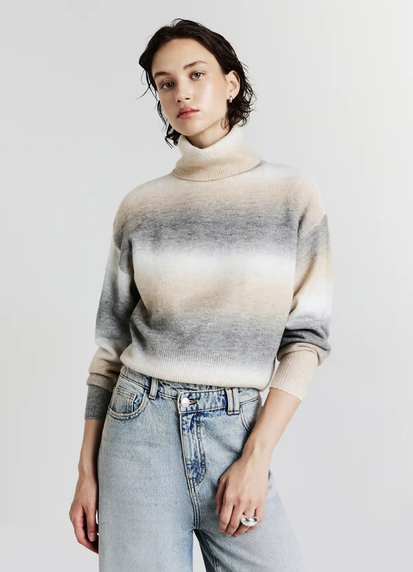 DOLCEVITA FANTASIA SFUMATA - Strickpullover - var fango