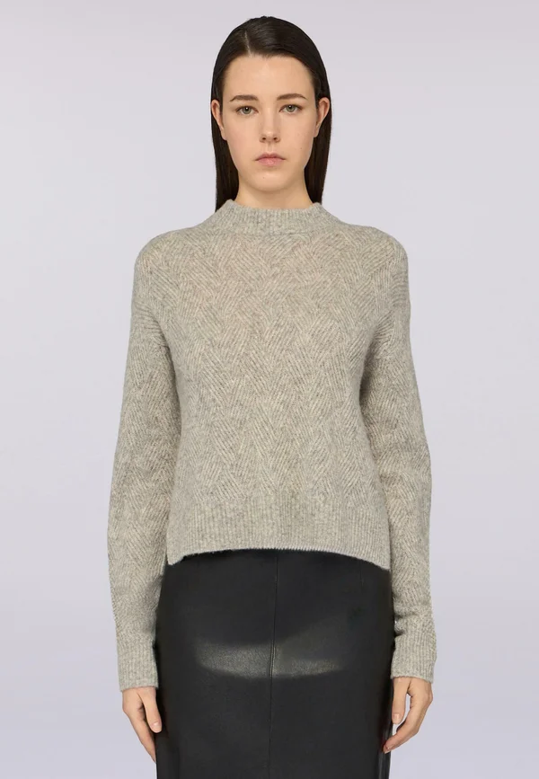 DOLCEVITA IN MISTO - Strickpullover - grey trieste