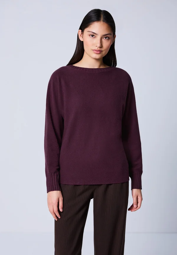 DOLMAN PULLOVER - Strickpullover - lila