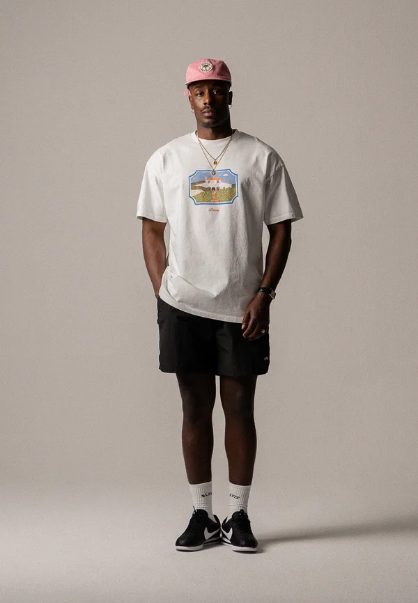 DOMAINE TEE - T-Shirt print - white