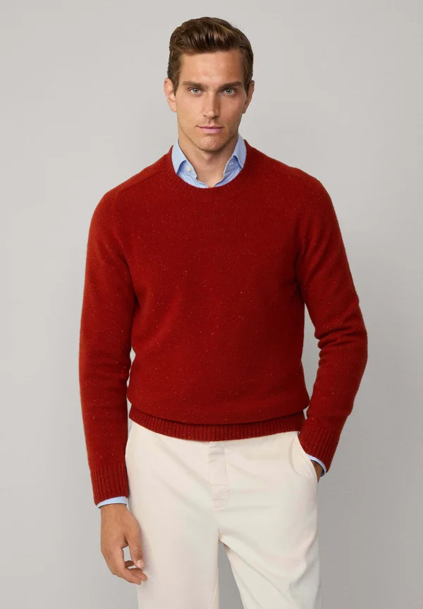 DONEGAL CREW - Strickpullover - brick red