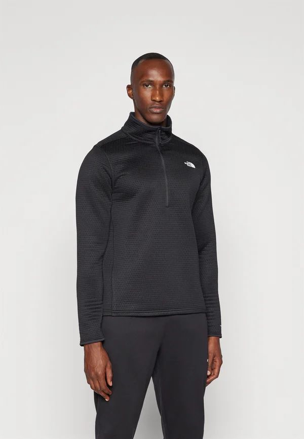 DOTKNIT THERMAL 1/4 ZIP - Strickpullover - black