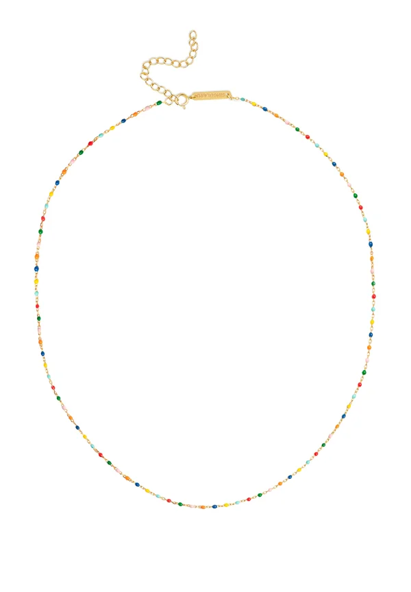 DOTS COLORS ENAMEL - Halskette - gold-coloured