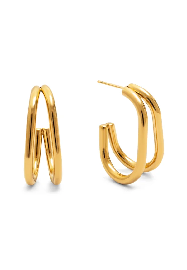 DOUBLE BOSSA - Ohrringe - gold-coloured