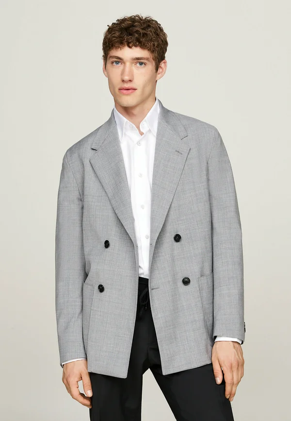 DOUBLE BREASTED - Sakko - grey