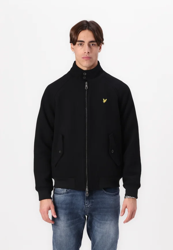 DOUBLE FACE HARRINGTON - Übergangsjacke - jet black