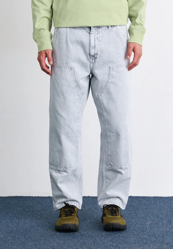 DOUBLE KNEE PANT SMITHFIELD  - Jeans Relaxed Fit - black chalk wash