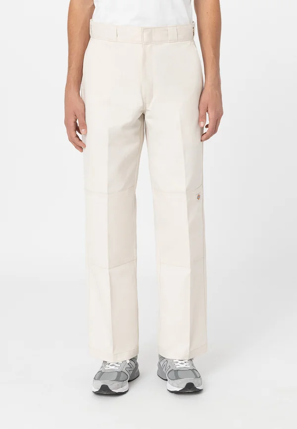 DOUBLE KNEE  - Stoffhose - whitecap gray