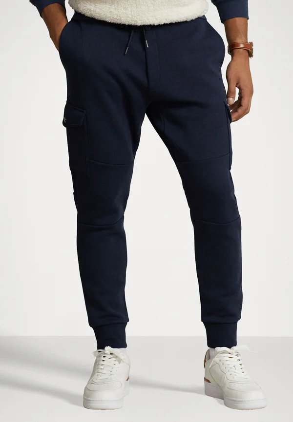 DOUBLE KNIT CARGO JOGGER PANT - Jogginghose - aviator navy