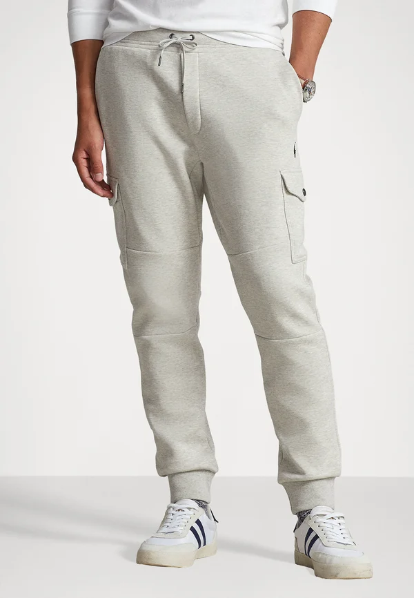DOUBLE KNIT CARGO JOGGER PANT - Jogginghose - light sport heather