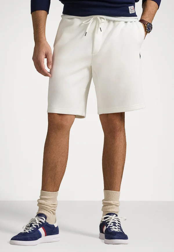 DOUBLE KNIT SHORT - Jogginghose - white