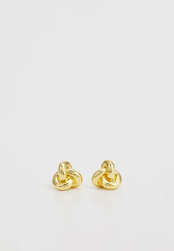 DOUBLE KNOT STUDS - Ohrringe - gold-coloured