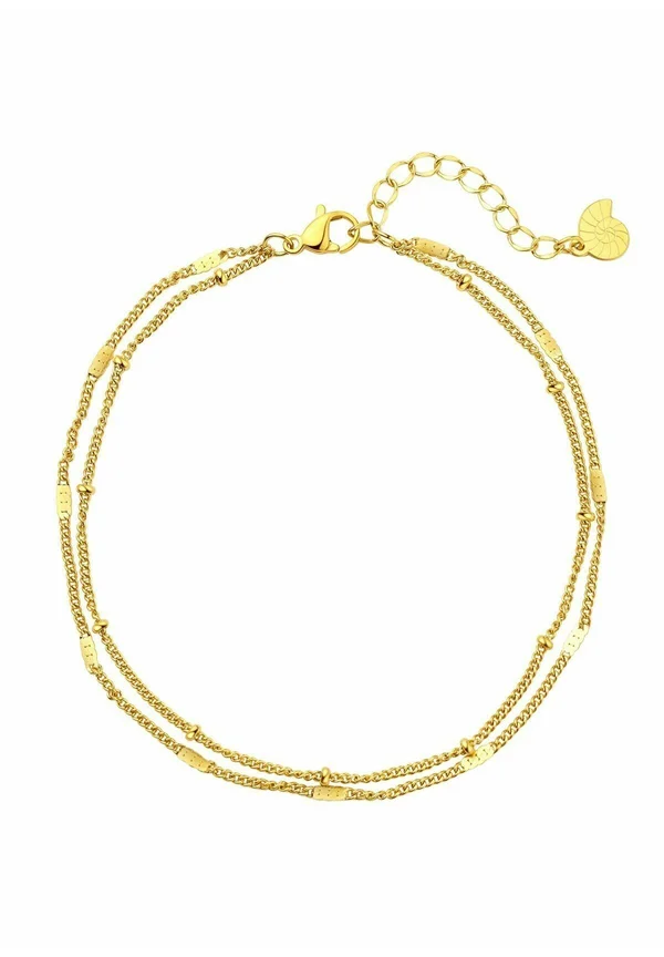 DOUBLE LAYERED - Fußkettchen - goldfarben