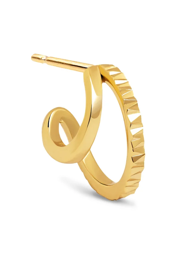 DOUBLE LIGHT - Einzelner Ohrring - gold-coloured