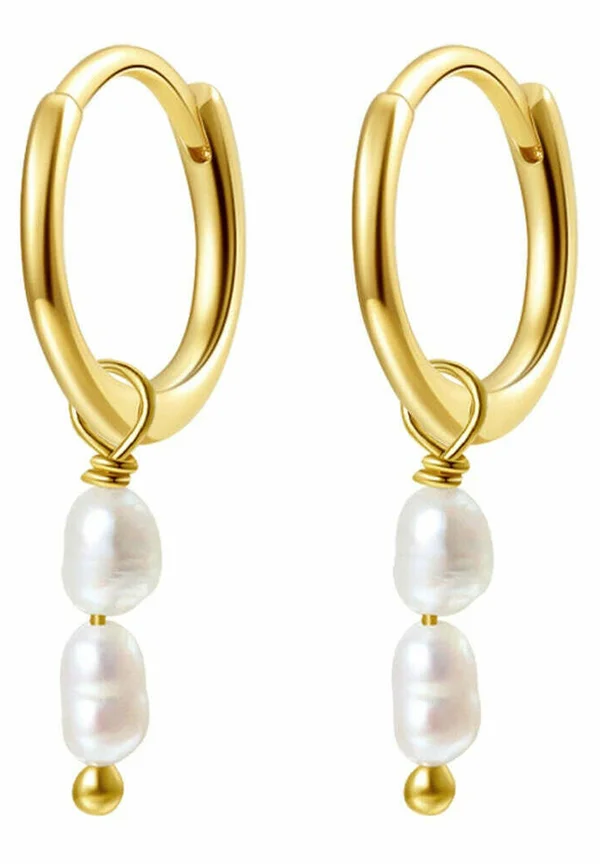 DOUBLE - Ohrringe - goldfarben