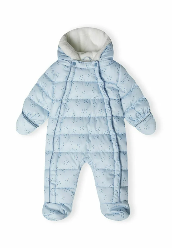 DOUBLE OPPENING WITH TURN BACK MITTS - Schneeanzug - light blue