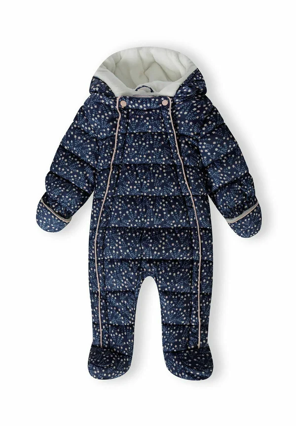 DOUBLE OPPENING WITH TURN BACK MITTS - Schneeanzug - navy