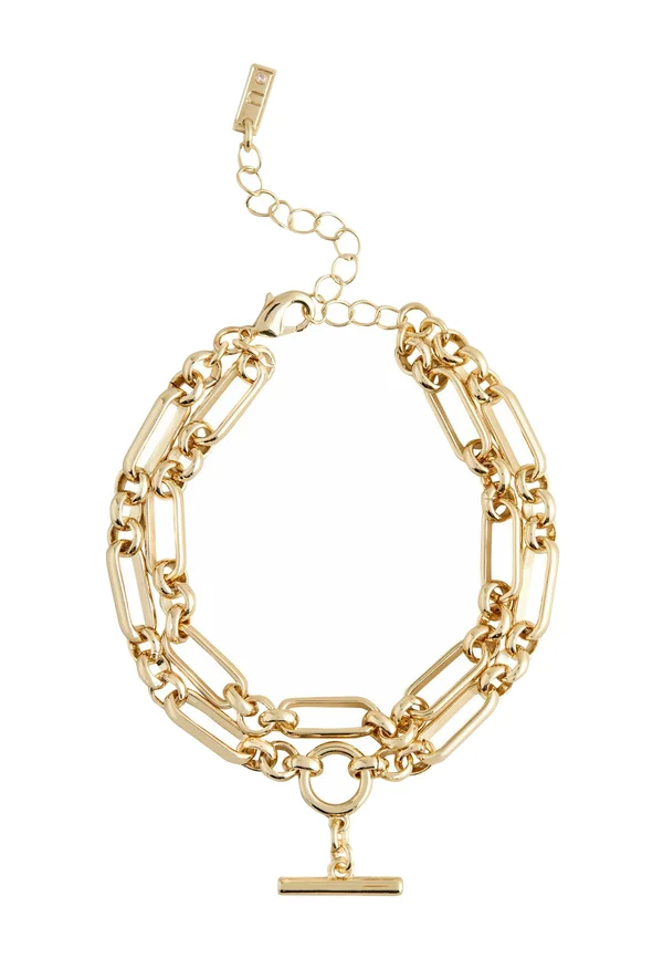 DOUBLE ROW - Armband - gold-coloured