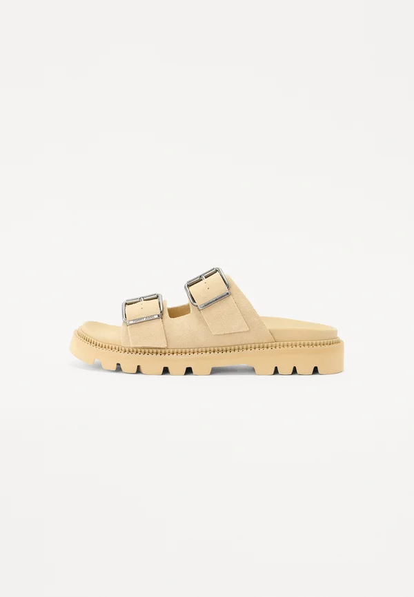 DOUBLE STRAP SANDAL - Hausschuh - relic tan