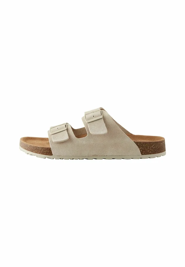 DOUBLE STRAP STANDARD - Pantolette flach - chalk white