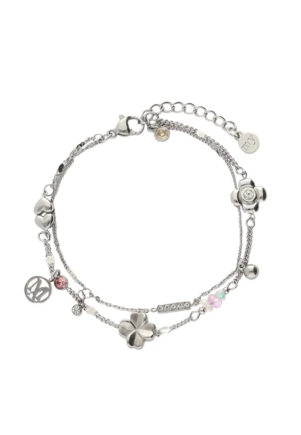 DOUBLE WITH DREAMS COME TRUE - Armband - silver coloured