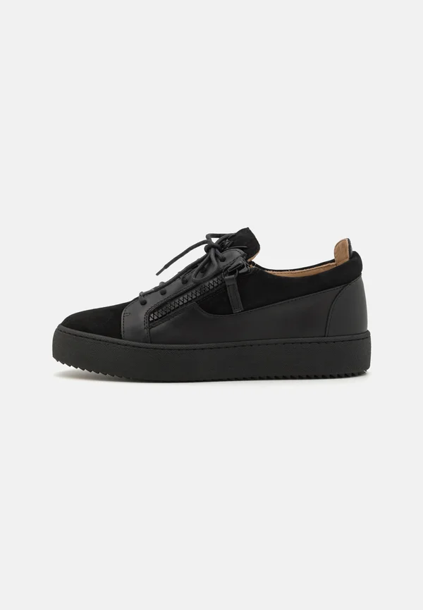 DOUBLE ZIP - Sneaker low - black