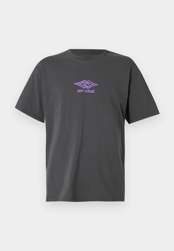 DOUPLE TEE UNISEX - T-Shirt print - washed black