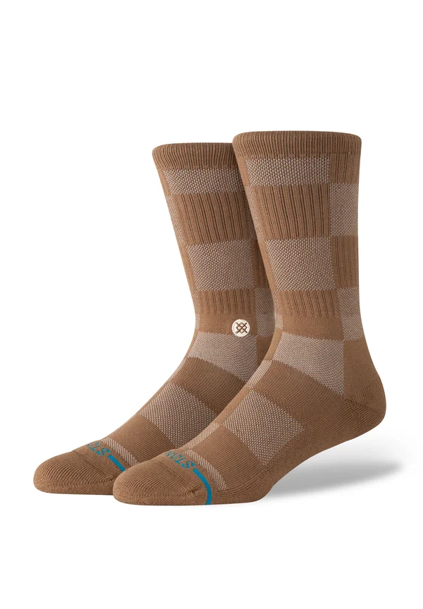 DOWN AND OUT CREW UNISEX - Socken - brown