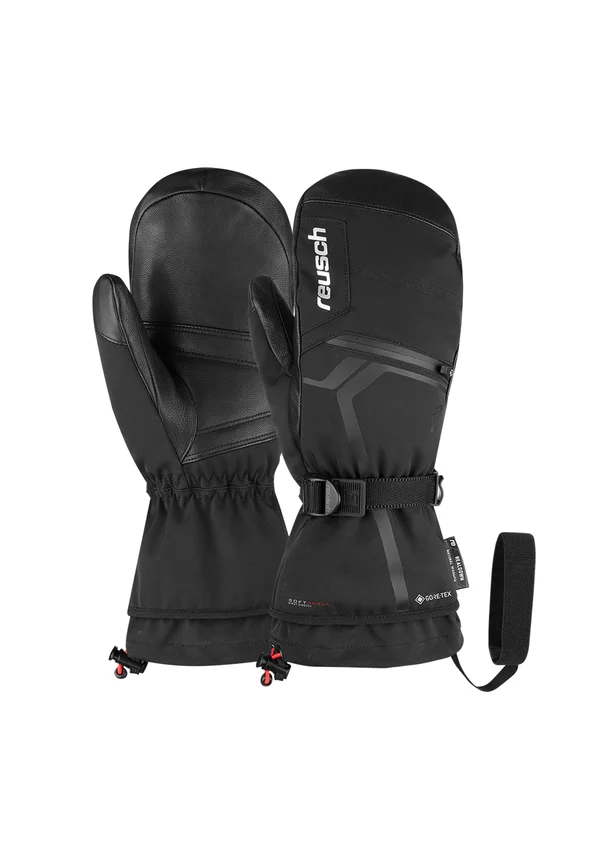DOWN SPIRIT - Fäustling -  black / silver