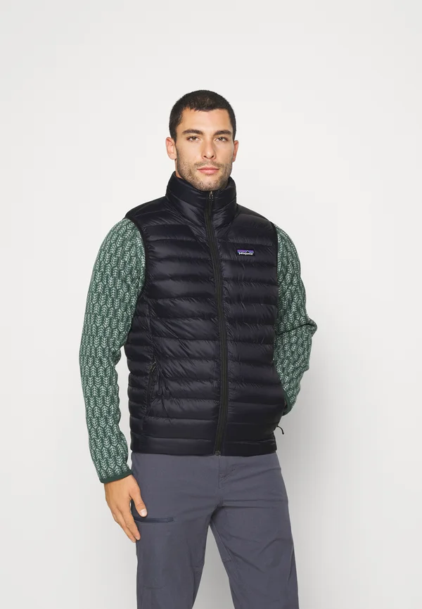 DOWN SWEATER VEST - Weste - black