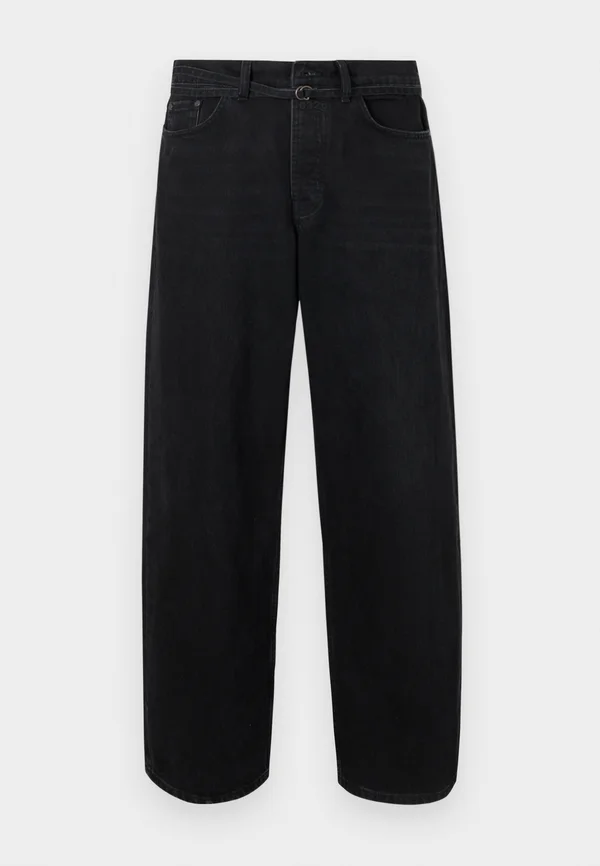 DOWN TO EARTH WIDE LEG UNISEX - Jeans Relaxed Fit - washed black