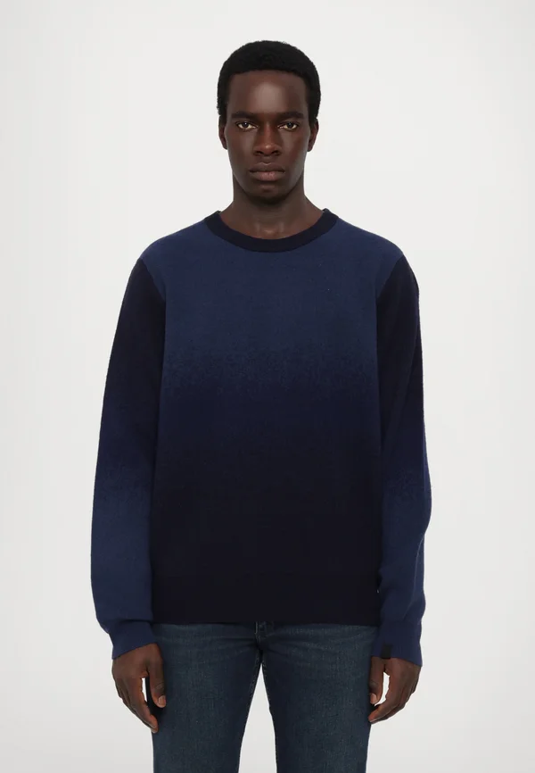 DOWNING BLEND CREW - Strickpullover - navy