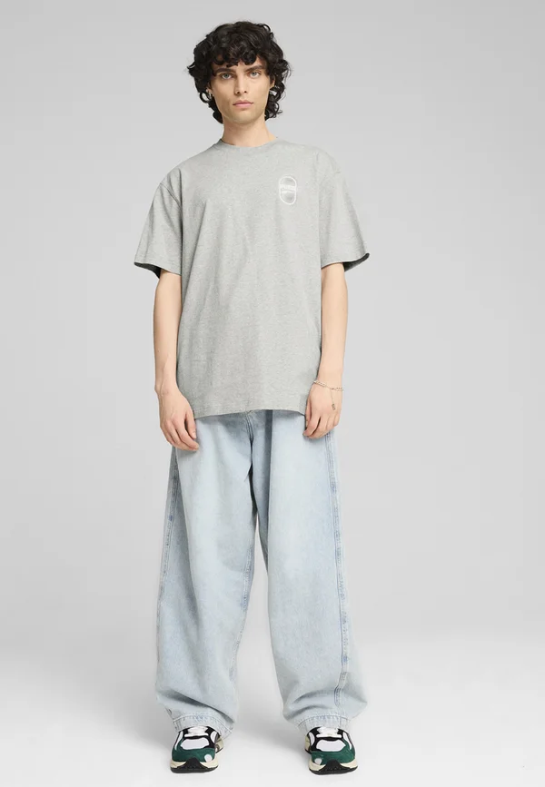 DOWNTOWN 180 GRAPHIC - T-Shirt print - light gray heather