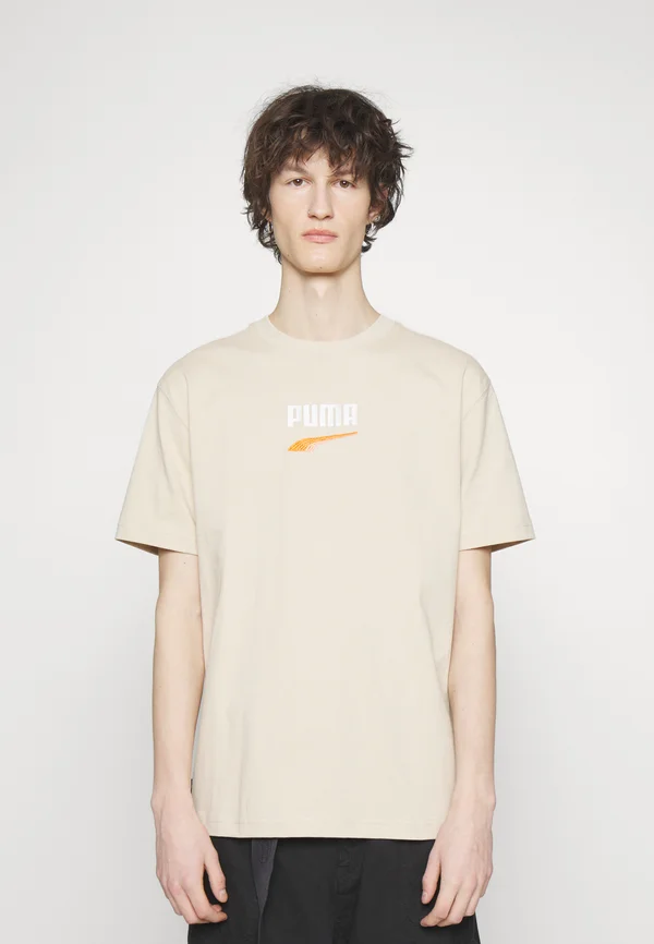 DOWNTOWN LOGO TEE - T-Shirt print - granola