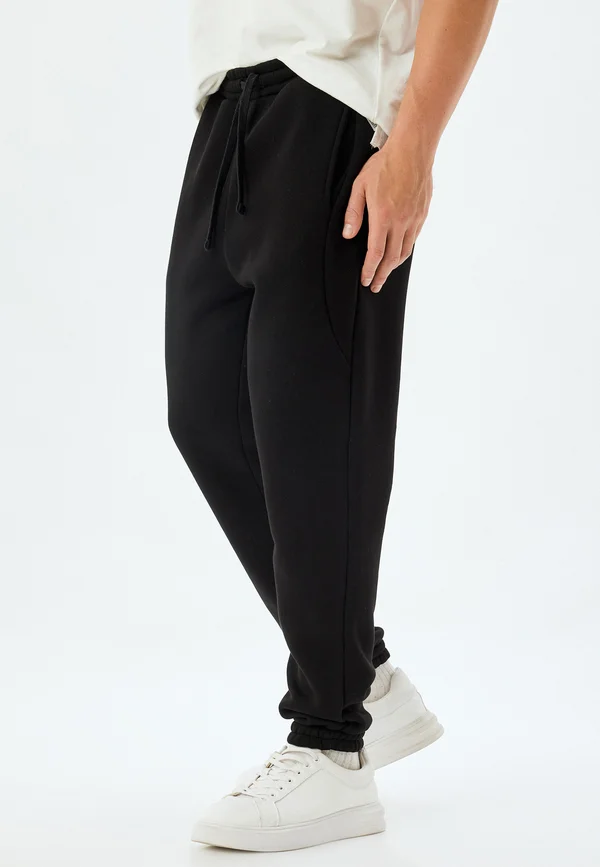 DRAWSTRING BOTTOMS  - Jogginghose - black