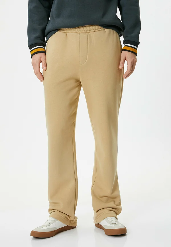DRAWSTRING POCKET DETAIL - Jogginghose - beige