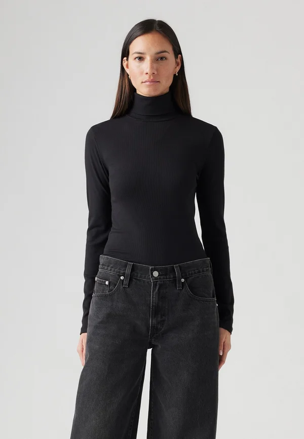 DREAMY TURTLENECK - Strickpullover - caviar