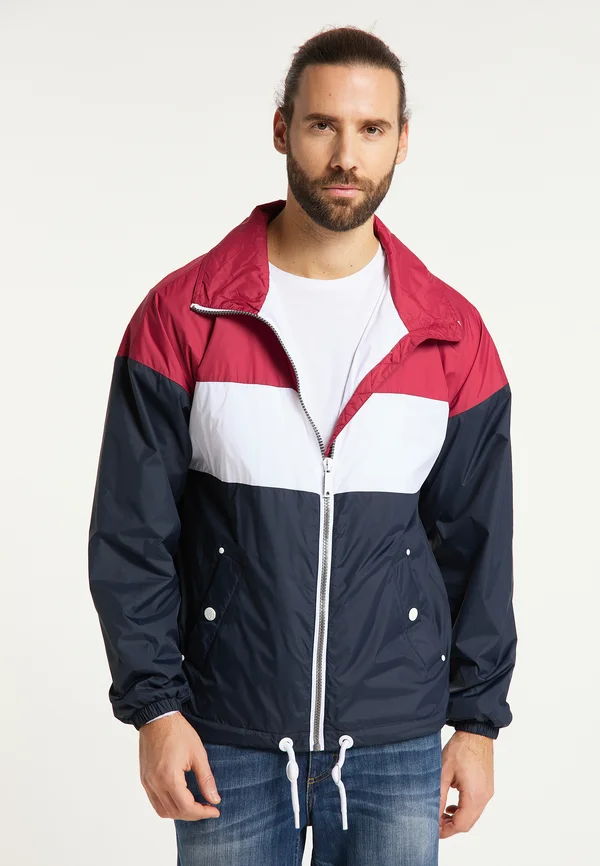 DREIMASTER BOUNDRY - Leichte Jacke - rot nachtblau