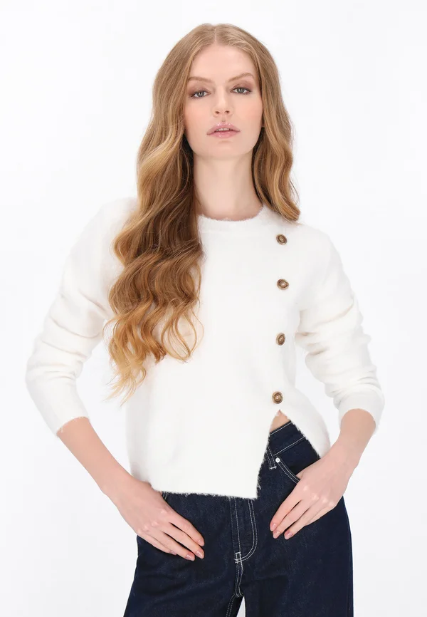 DREIMASTER - Strickpullover - offwhite