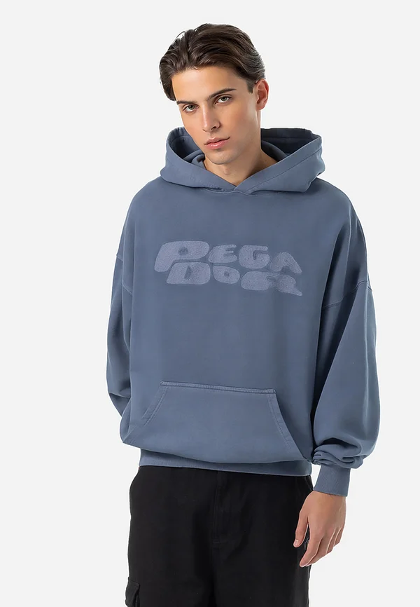 DREW BOXY HOODIE - Sweatshirt - vintage shadow blue