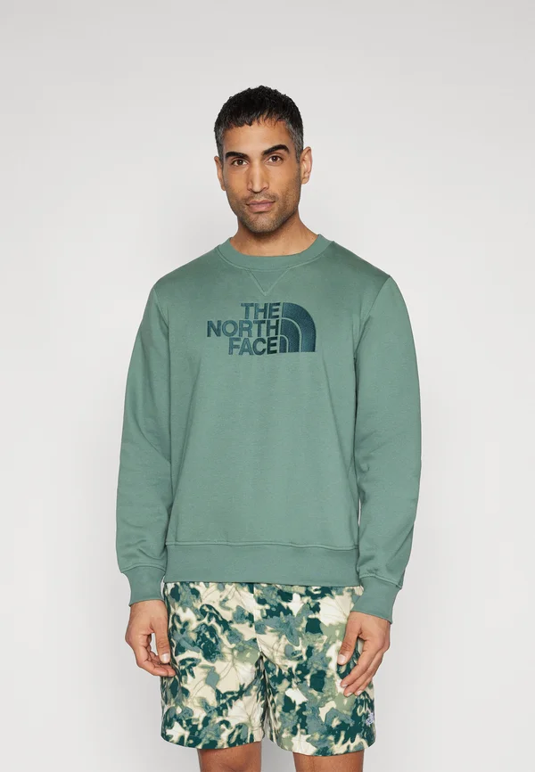 DREW PEAK CREW - Sweatshirt - duck green/deep nori