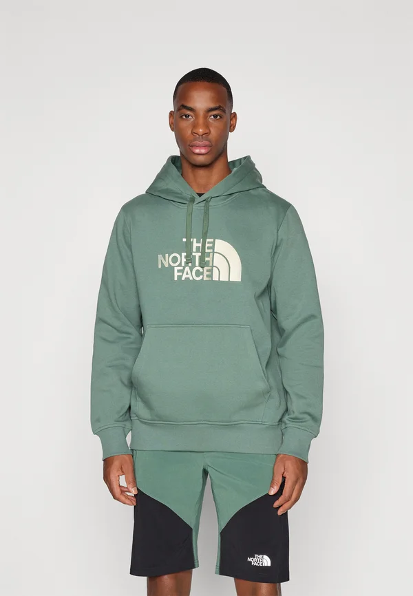 DREW PEAK HOODIE - Kapuzenpullover - duck green/gravel