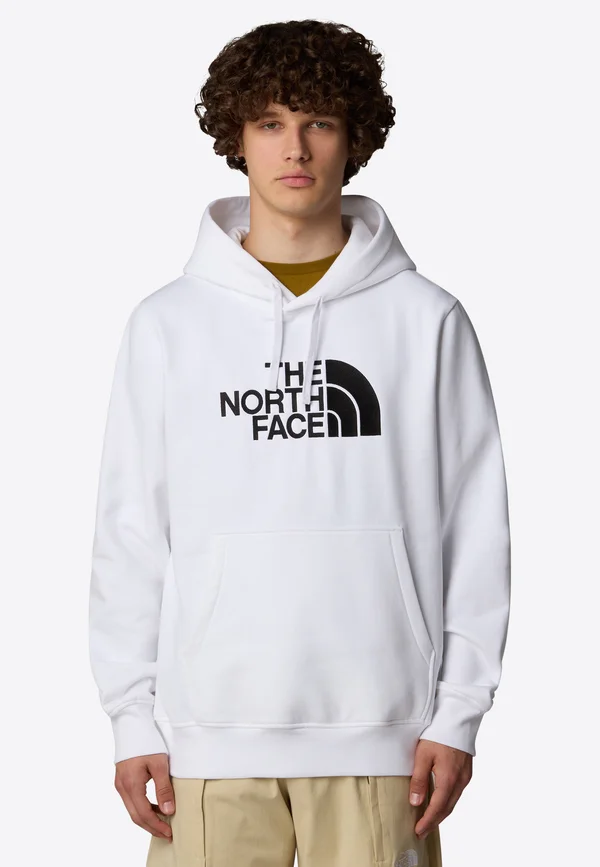 DREW PEAK HOODIE - Kapuzenpullover - tnf white tnf black