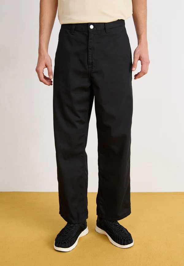 DREWE PANT - Stoffhose - black rinsed