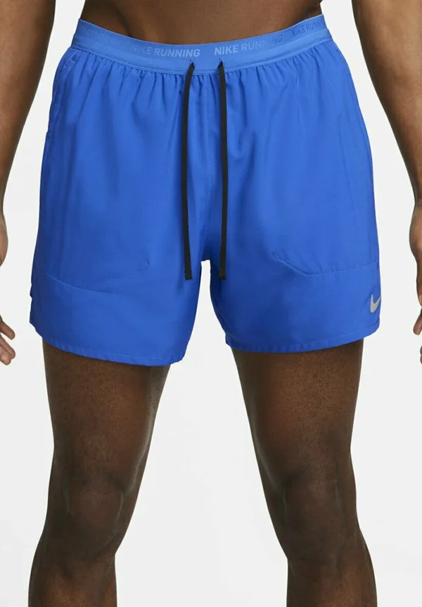 DRI-FIT STRIDE - Kurze Sporthose - blauschwarzsilber